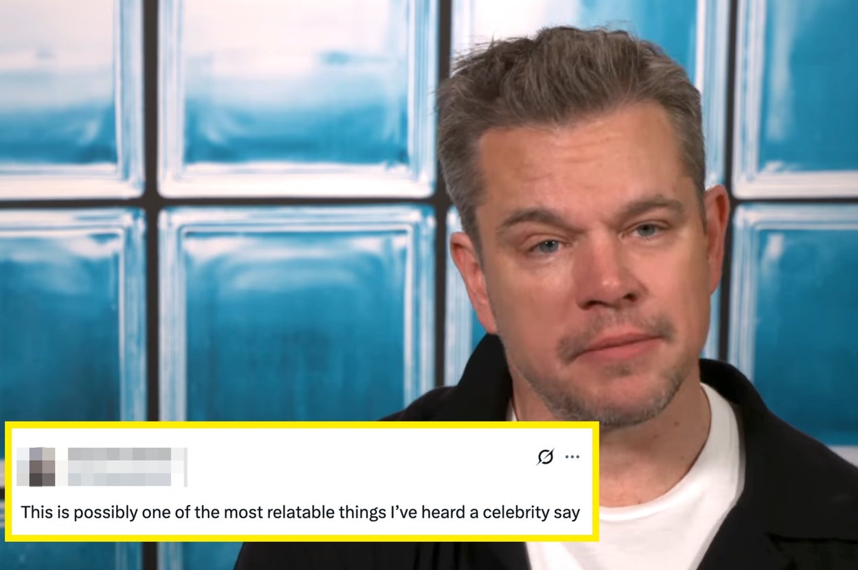 Matt Damon Recalled A Calvin Klein Sales Assistant Refusing To Let Him Buy His Own Underwear After “Good Will Hunting,” And Regular People Are Tireddddd