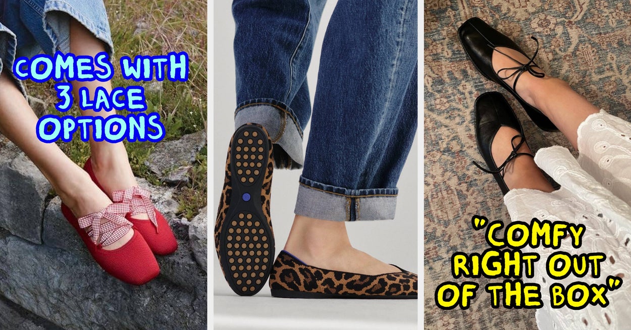 17 Chic Ballet Flats That Are Actually Comfortable Enough To Walk In